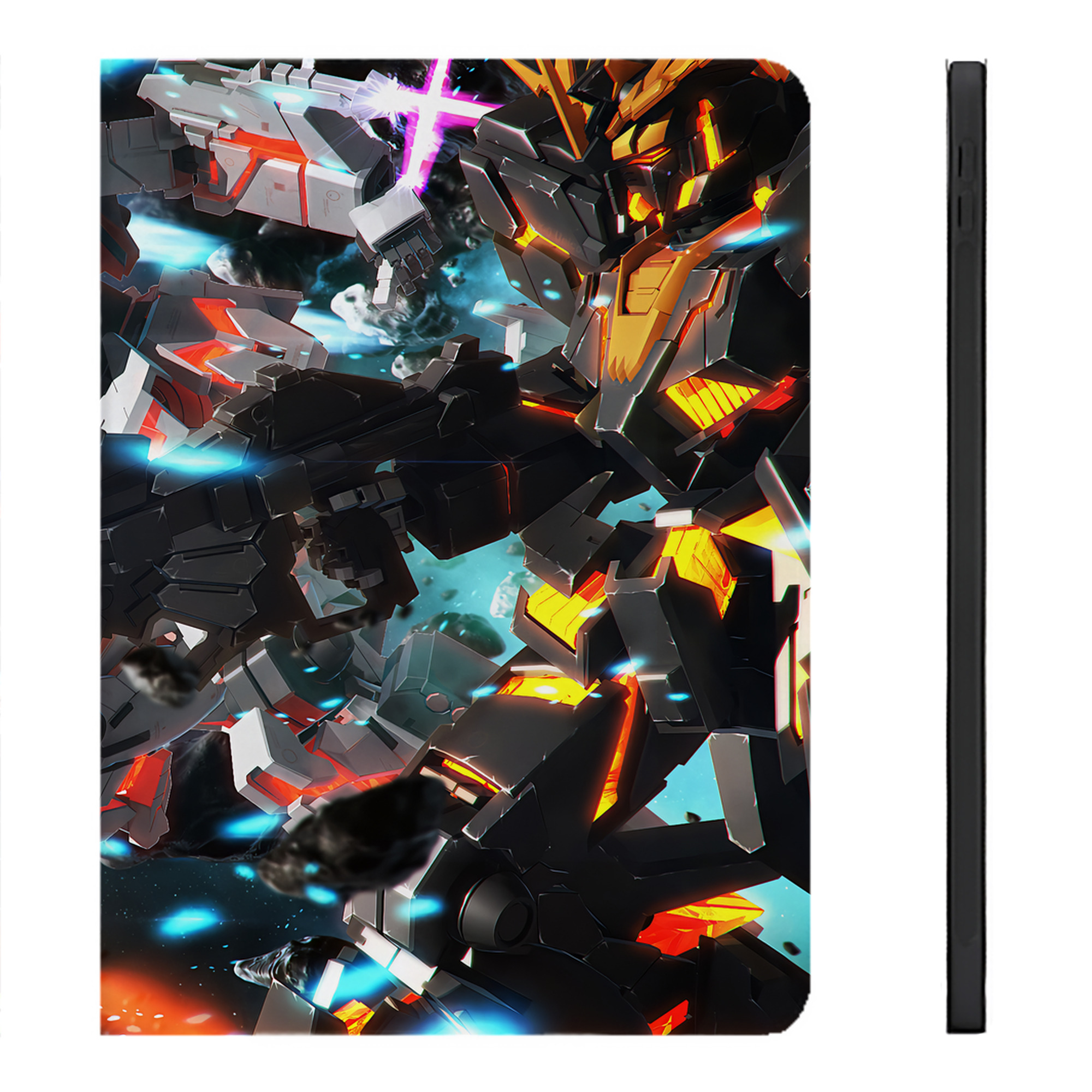 （画像用） 機動戦士ガンダム Mobile Suit Gundam IPadケース ペンホルダー付き ブックスタイルデザイン